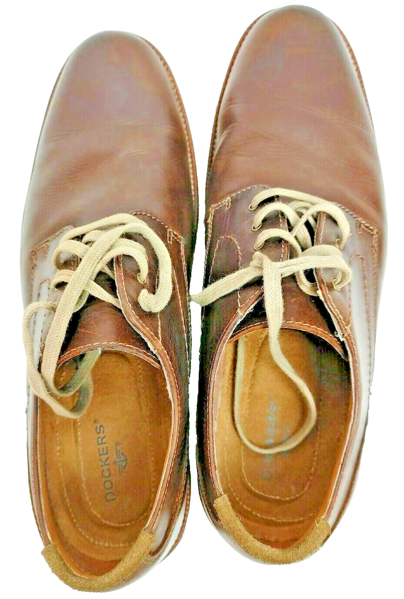 Dockers Never-Wet Mens Shoes Parkway Brown Leather Size 10M  display picture 1