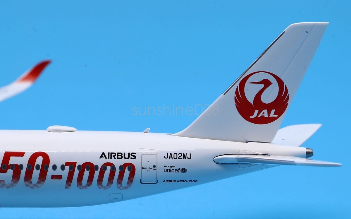 JC WINGS 1:400 JAL 日本航空 A350-1000 JA02WJ JC Wings JAL Japan Airbus A350-1000 JA02WJ SA4027 | WINGSMO