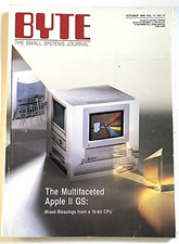 Apple Macintosh II GS Computer Review Byte Magazine 1986