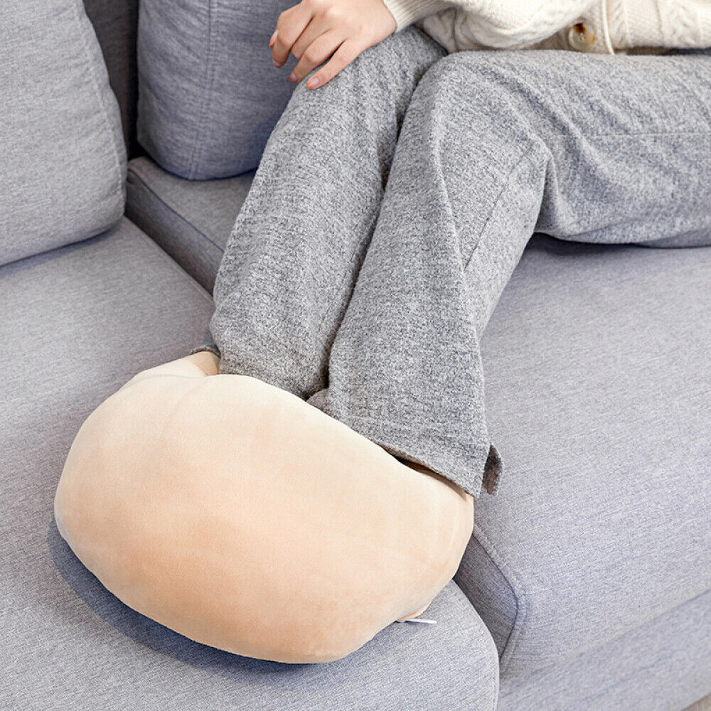 Unisex USB Foot Warmer Winter Electric Heating Feet Boot Slipper Plush