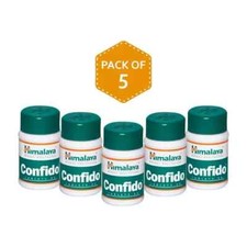 5 X Himalaya Confido Tablets 60tab Each Tablets Free Shipping