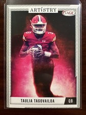 2024 SAGE Artistry Silver #39 Taulia Tagovailoa Maryland Terrapins