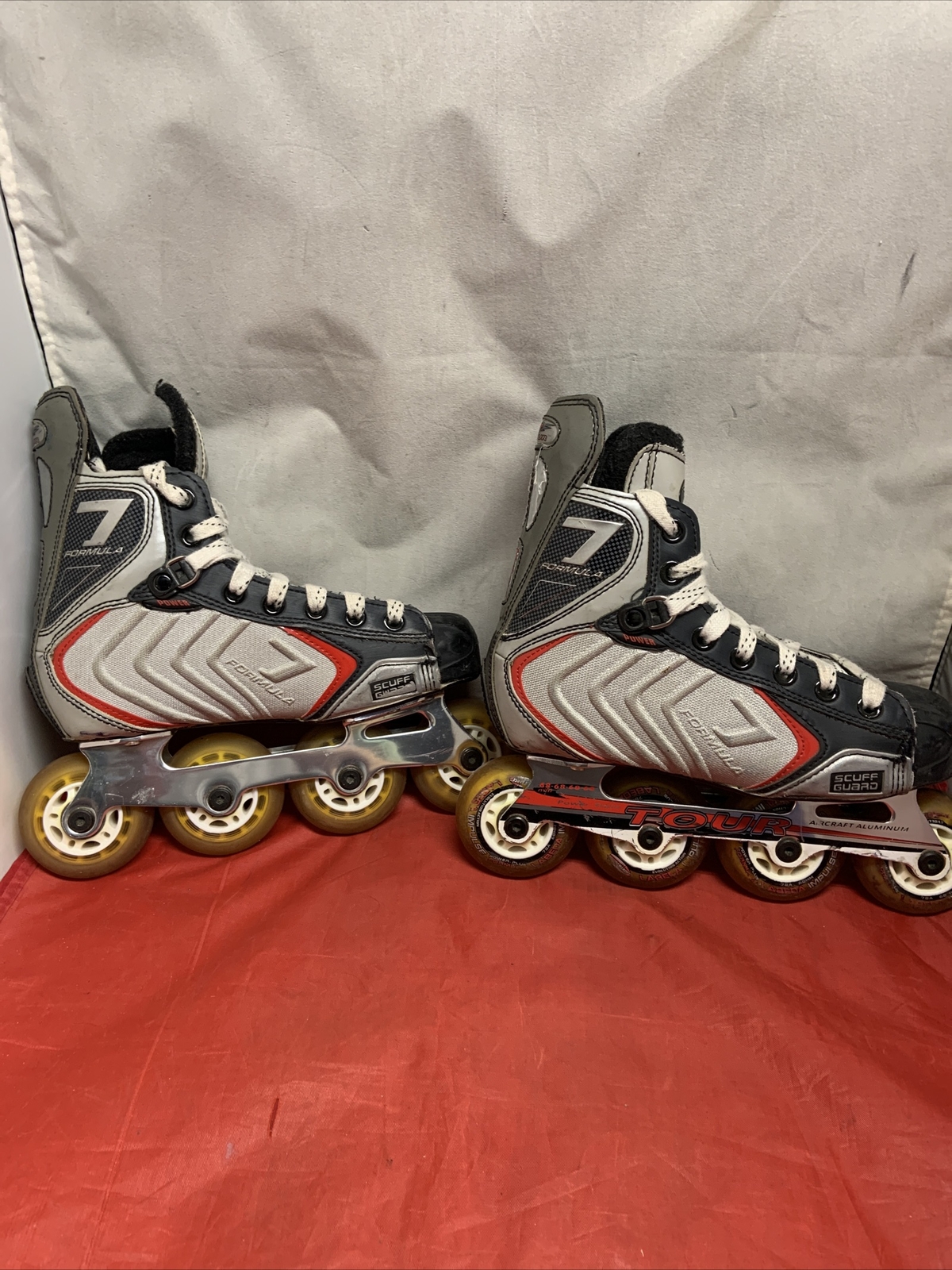 TOUR FORMULA 7 ROLLER HOCKEY SKATES INLINE ROLLERBLADES JUNIOR SIZE 2 eBay