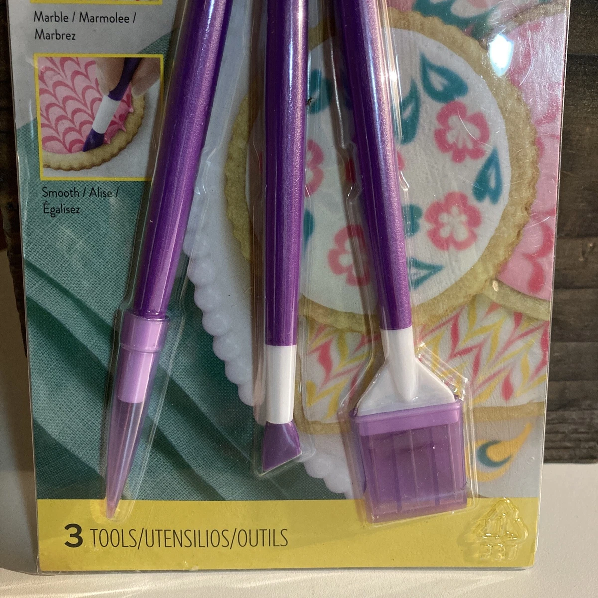 Wilton Cookie Decorating Supplies Tool Set, 3-Piece