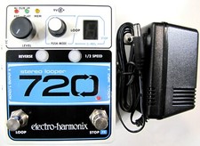 Pedale per chitarra Electro-Harmonix EHX 720 usato per registrazione stereo effetti looper