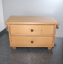 kleine Holz Kommode Schränkchen 2 Schubladen Schreiner Muster