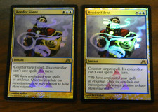 MTG Dragons Maze Foil Buy A Box Promo Rare Render Silent x2 Excellent - NM