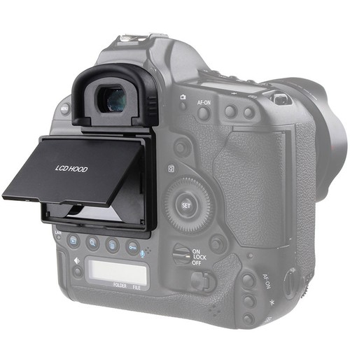Protection écran LCD 2 en 1 pop-up pare-soleil capot bouclier pour Canon 1DX / MARK II - Photo 2 sur 5
