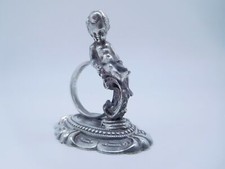LOVELY VICTORIAN SILVER PLATED FIGURAL NUDE BOY NAPKIN RING