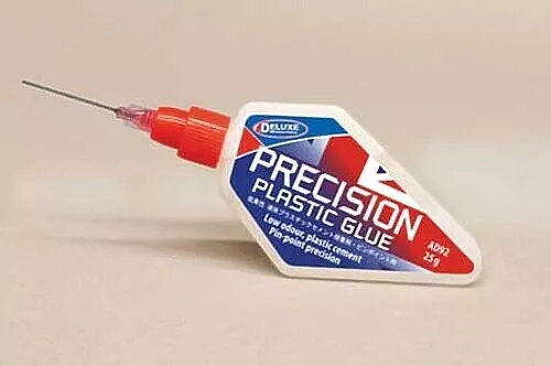 Deluxe-Materials Pin Point Precision Plastic Glue - Hobby and Plastic Model