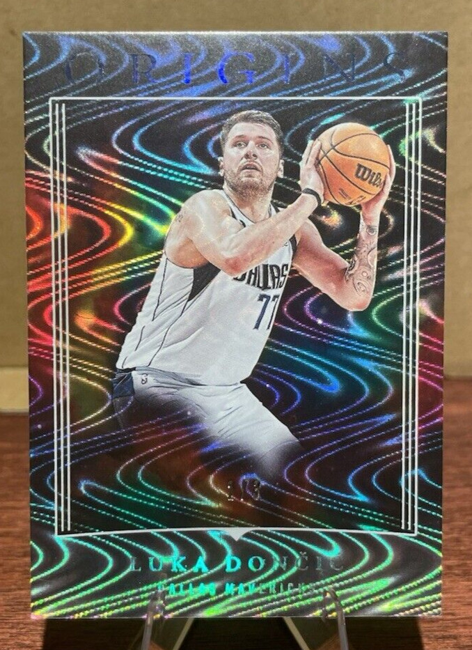 Luka Doncic 2023-24 Panini Origins Swirl FOTL /3  #90 Mavericks Lakers