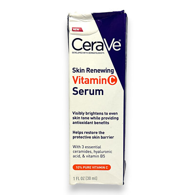 CeraVe Skin Renewing Vitamin C Serum 1fl.oz./30ml New In Box