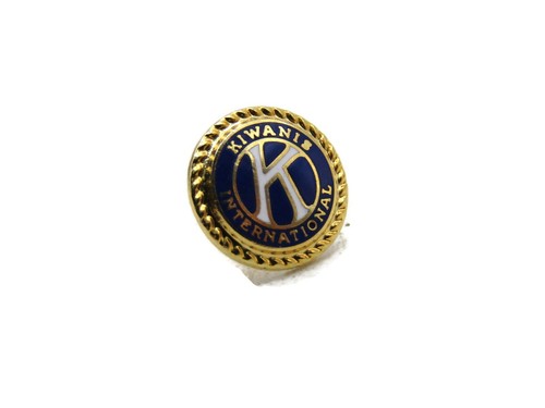 Kiwanis International Pin Blue & Gold Tone