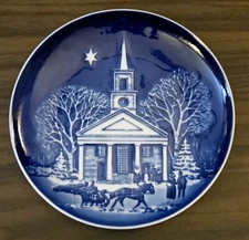 Bing & Grondahl Christmas in America 5 1/8" Plate GC Vintage 