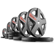 XMark Texas Star 225 lb Set Olympic Plates, Patented Design