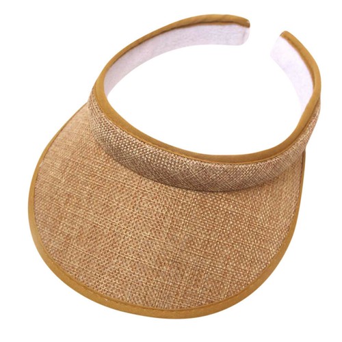 Damen Clip On Sonnenblende Damenhut Baumwolle Clip On Sonnenblende Tennis Golf Strand - Bild 10 von 27