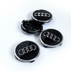 <!--F#f_0-->Pack Of 4 69MM For AUDI Black Rim Cover Hub Wheel Center Caps Emblem 4B0601170A<!--F/-->