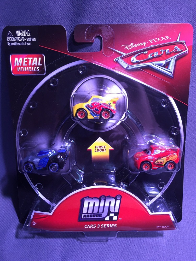 Disney Pixar CARS Metal Mini Racers Lightning McQueen Jackson Storm Cruz Ramirez