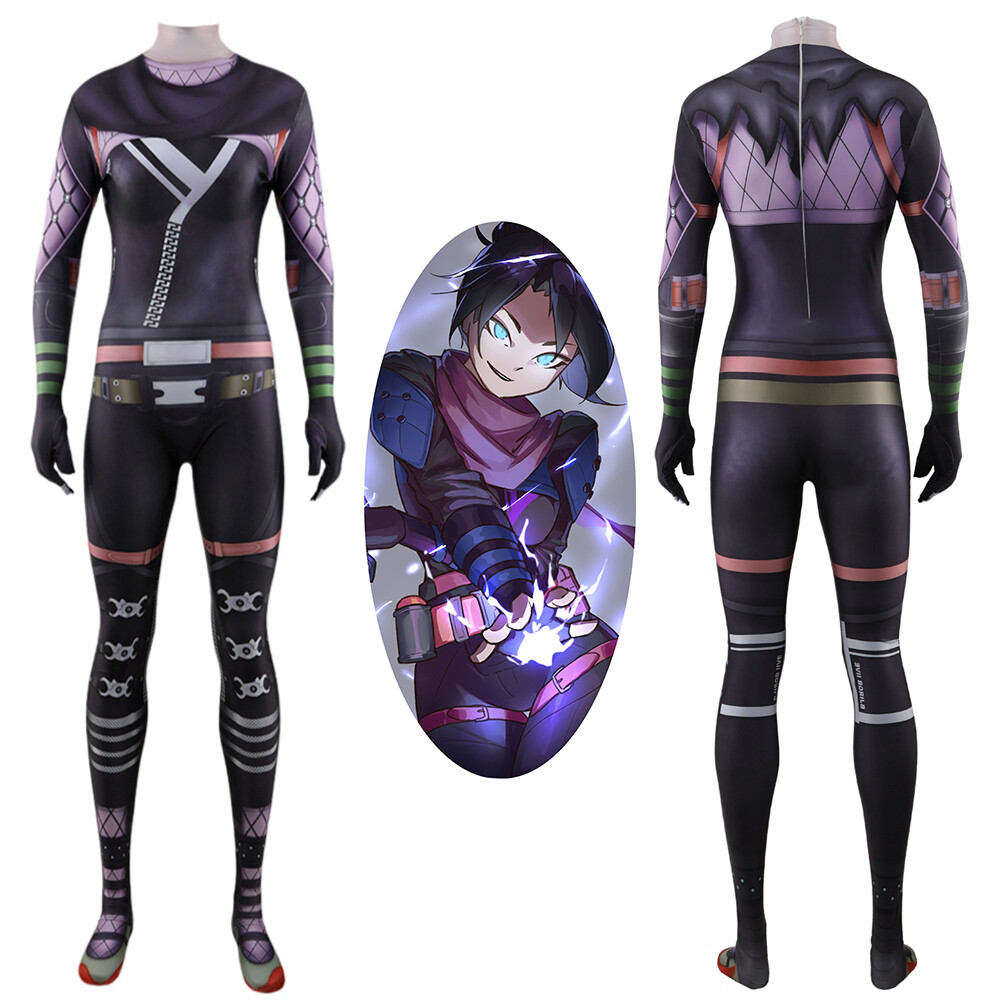 Apex legends Wraith Costume Cosplay Bodysuit Adult Kids
