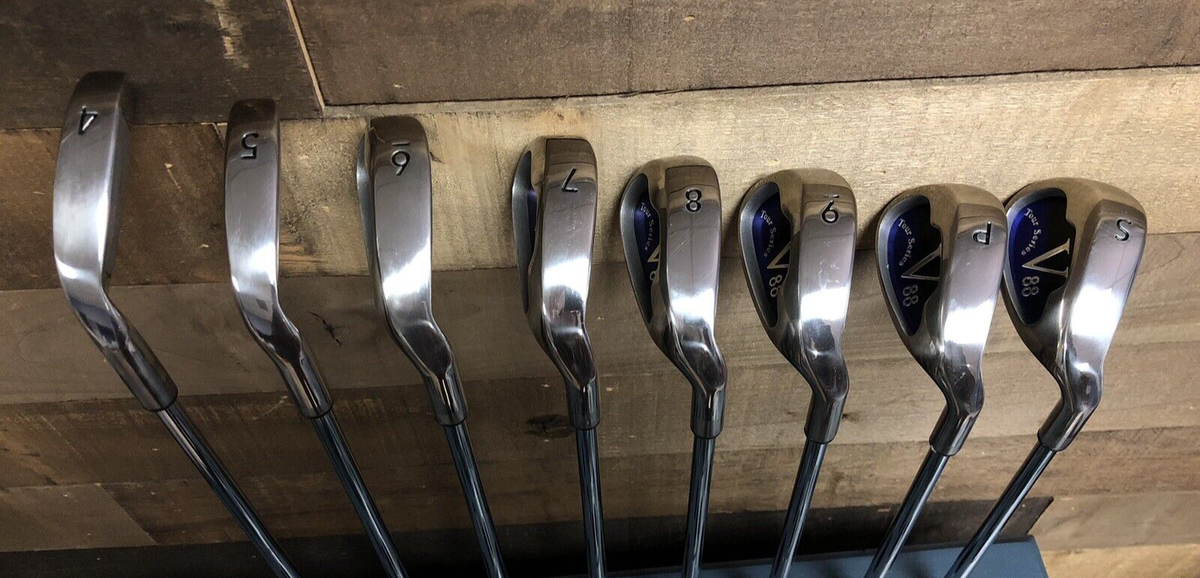 DEMO RH Big & Tall +1 Men's V88 Tour Series Golf Iron Set #4-SW S