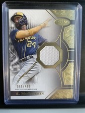2023 TOPPS TIER ONE ANDREW MCCUTCHEN #T1R-AM PATCH /400 Brewers