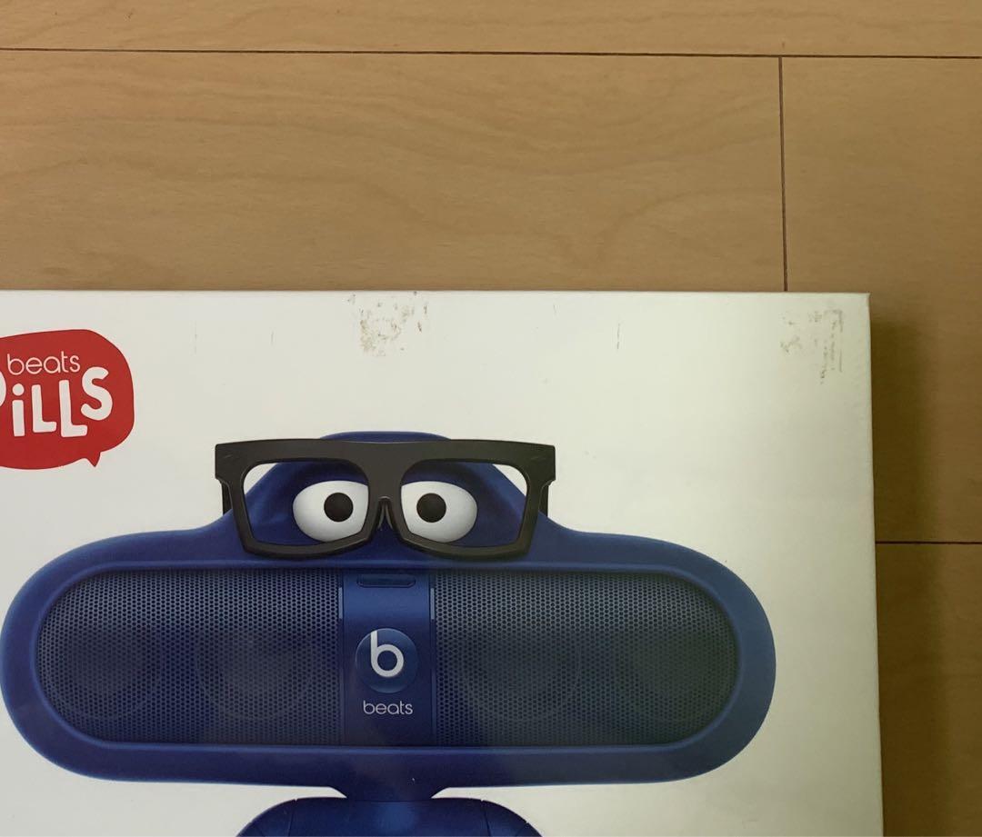 Unused】Beats Pill 2.0 Bluetooth Speaker + Dude Stand Blue Set