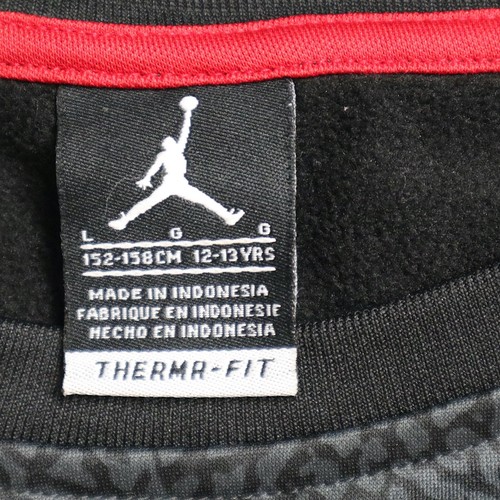 AIR JORDAN JUMPMAN athletic shirt,YOUTH s L, pouch, THERMA-FIT, thumb hole cuffs - Picture 7 of 11