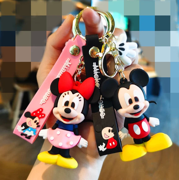 LV Keychain Cute Mickey Minnie Mickey Mouse Keychain