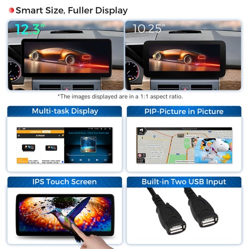 For Benz GLK-Class X204 2008-12 CarPlay Android 14 8Core Navi Car Stereo GPS DSP - Picture 4 of 16