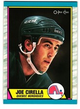 1989-90 O-Pee-Chee #130 Joe Cirella, Quebec Nordiques