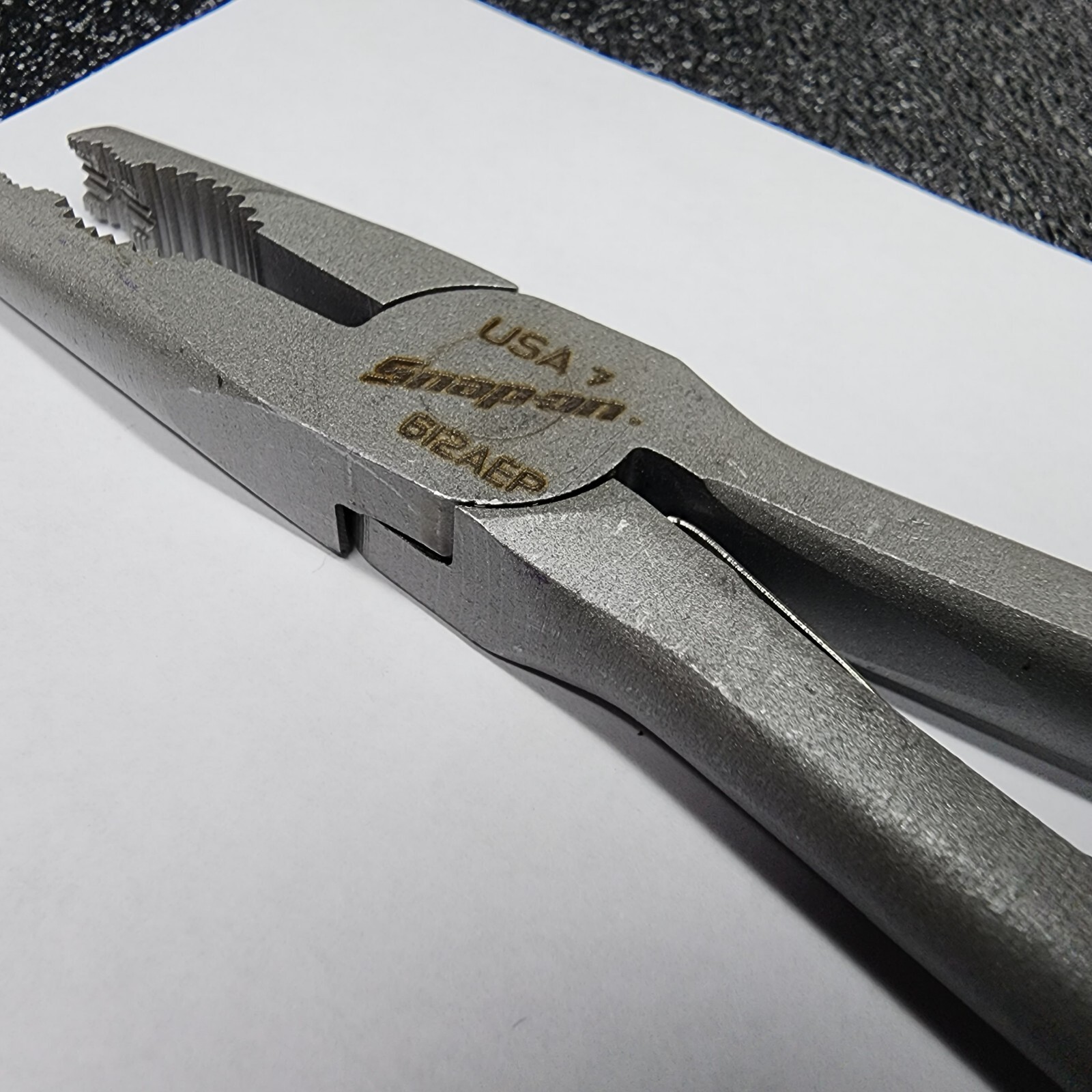 Snapon Tools USA NEW RED Long Pistol Grip Needle Nose Pliers 612AEP eBay