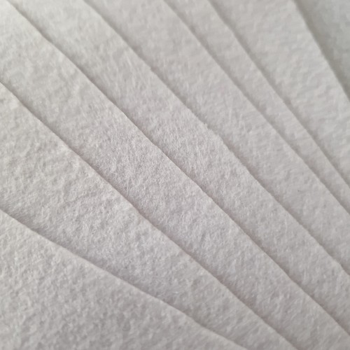 Hojas de fieltro A4 tela paquetes artesanales artes y manualidades acrílico blanco - Imagen 6 de 6