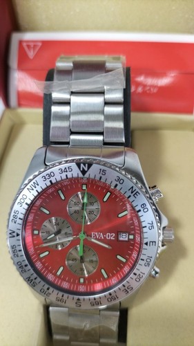 BANDAI Soryu Asuka Langley Model Wristwatch Used Limited edition of 1,000 PCS