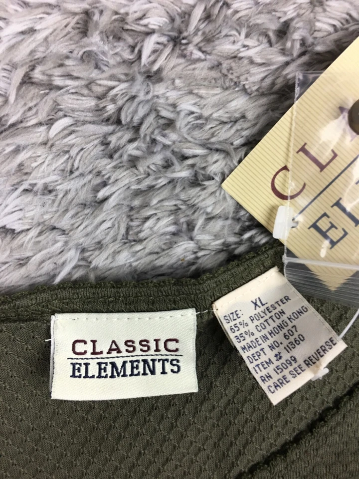 Camisa Classic Elements Mujer Talla XL Verde Poliéster Manga Corta Botón Foto 4 de 4