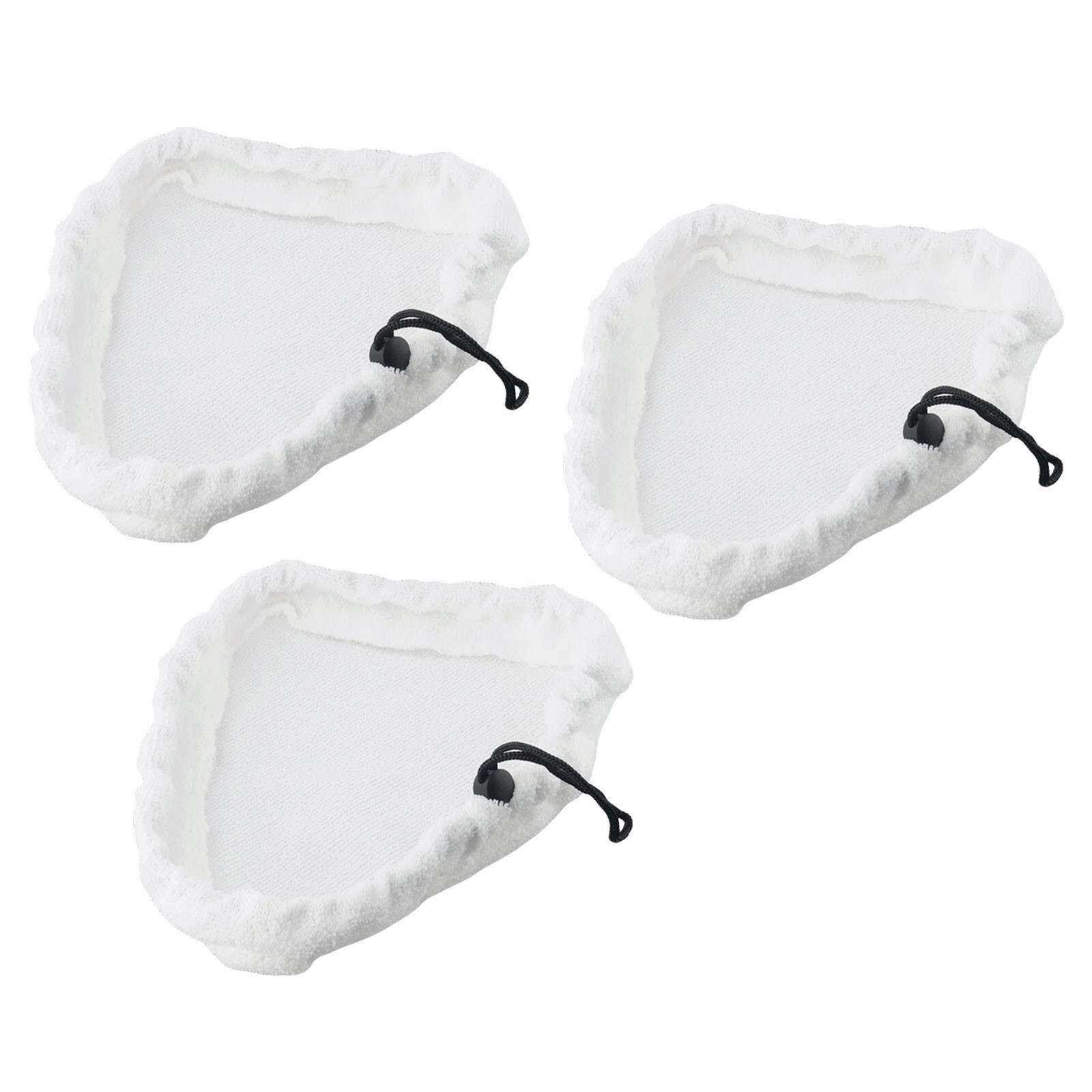 3-Pack Steam Mop Pads Washable Reusable Microfiber Floor Cleaning Cloths  -image