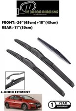 For Honda Civic MK9 2012-2017 Windscreen Wiper Blade Set Front 26"18" Rear 11"