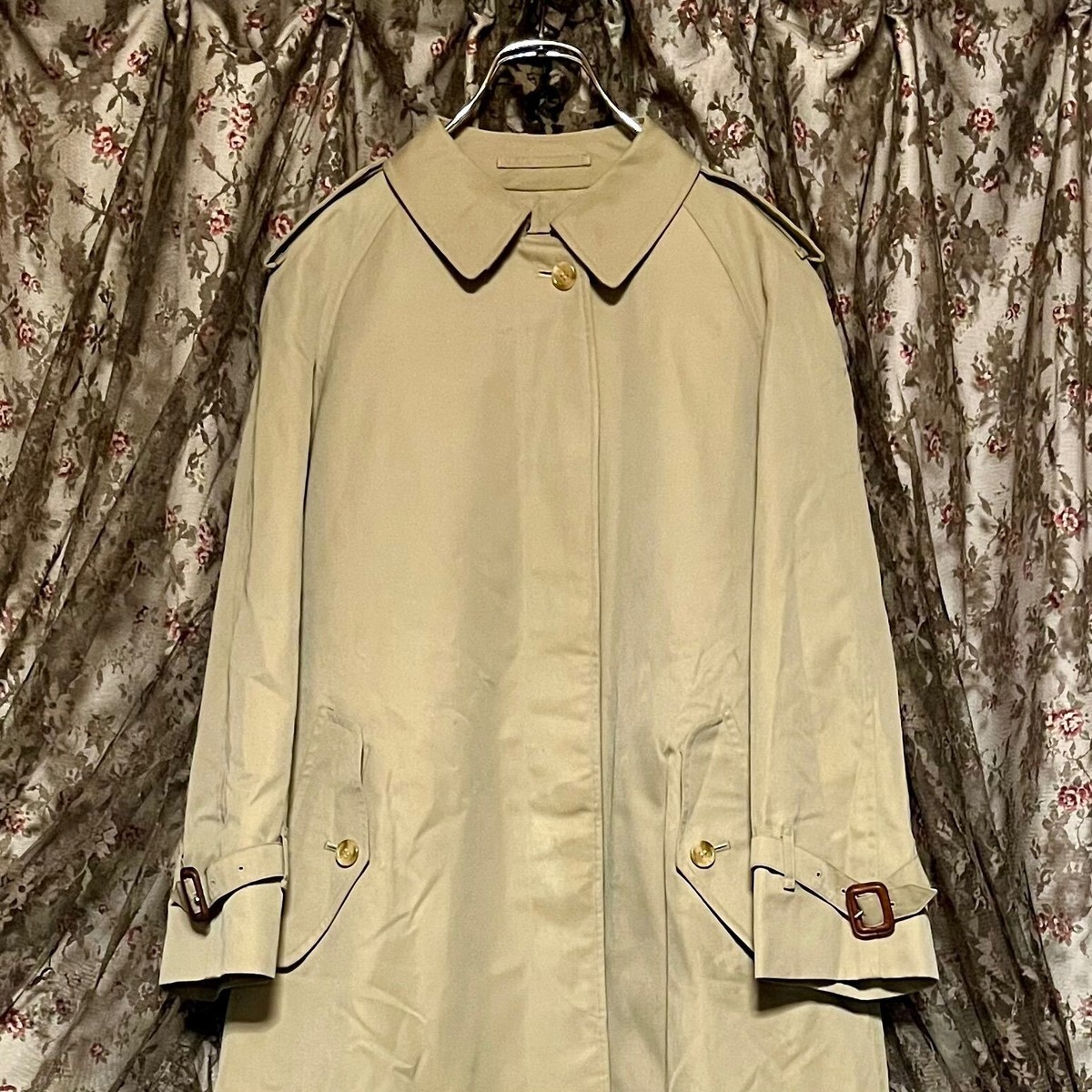 【専用】VINTAGE BURBERRYS Bal Collar Coat 全国通販】VINTAGE 80s Burberrys