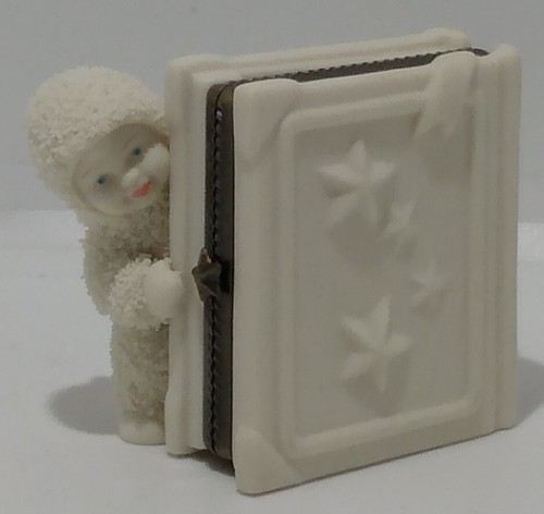 DEPT 56 SNOWBABIES JUST IMAGINE HINGED PHOTO FRAME TRINKET BOX - Picture 2 of 9