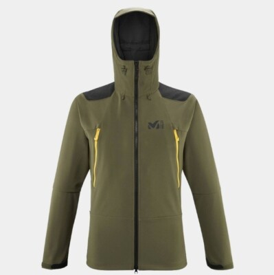 MILLET   Jacke K ABSOLUTE SHIELD MEN Herren Männer Softshell Stretch / oliv grün