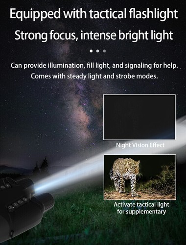 CZ080 Night Vision Binoculars Goggles HD IR 4K 8X Digital Zoom Hunting Wildlife - Picture 9 of 23