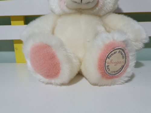 HALLMARK FOREVER FRIENDS WHITE TEDDY BEAR 30CM HALLMARK - Picture 3 of 5
