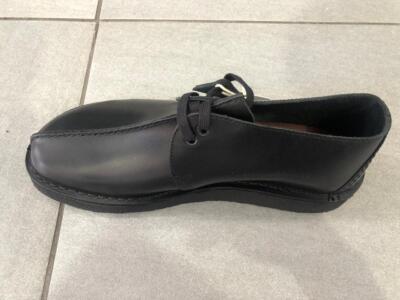 Clarks Originals Men's DESERT TREK BLACK LEATHER 26113555 | eBay