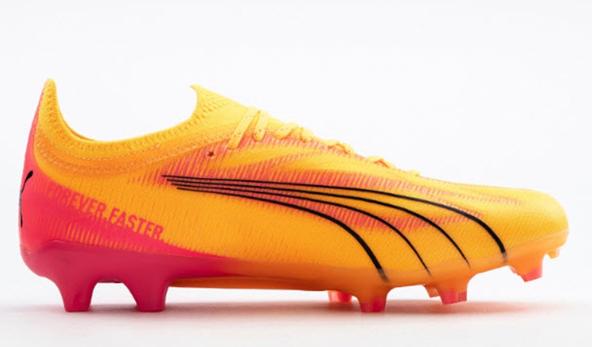 PUMA Men ULTRA Ultimate FG AG Cleats Orange Soccer Football