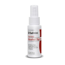 Safetec Isopropyl Alcohol Spray 2 fl. oz Sanitize Minor Cuts  Abrasions 53002