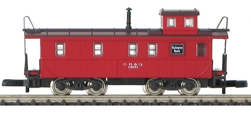 Z Marklin Mini-Club 81466 Burlington Route Freight Set (110v