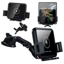 For Samsung Galaxy Z Fold 5 4 3 Wireless Car Charger Automatic Car Holder Mount