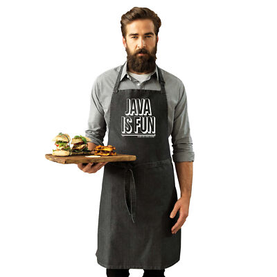 Java Is Fun Snoe - Novelty Gift Funny Cooking Aprons Kitchen Apron ...