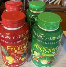 Fruits and Veggies Supplement - 90 Fruit and 90 Veggies Capsules 1 Pack - 100 