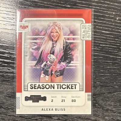 2022 Panini Chronicles WWE Alexa Bliss #109 Contenders Season Ticket Card