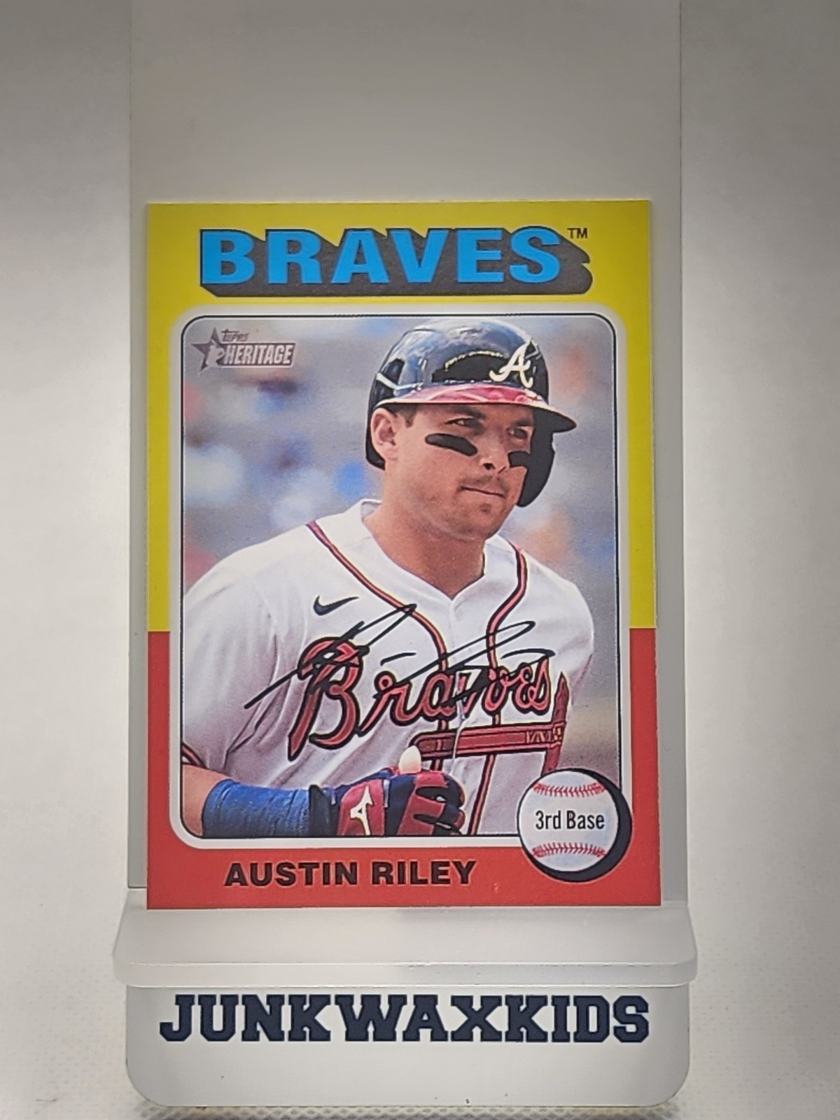 2024 Topps Heritage #431 Austin Riley